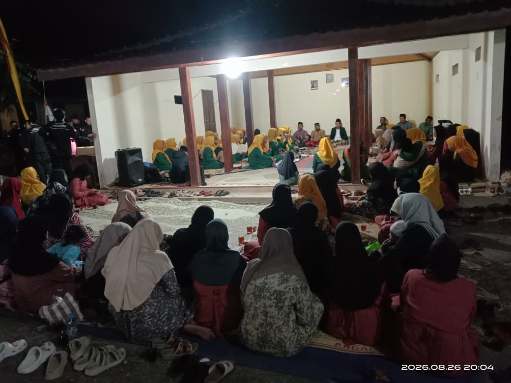 Pengajian Peringatan Maulid Nabi SAW oleh warga Gangsalan Lor dan Gangsalan Kidul